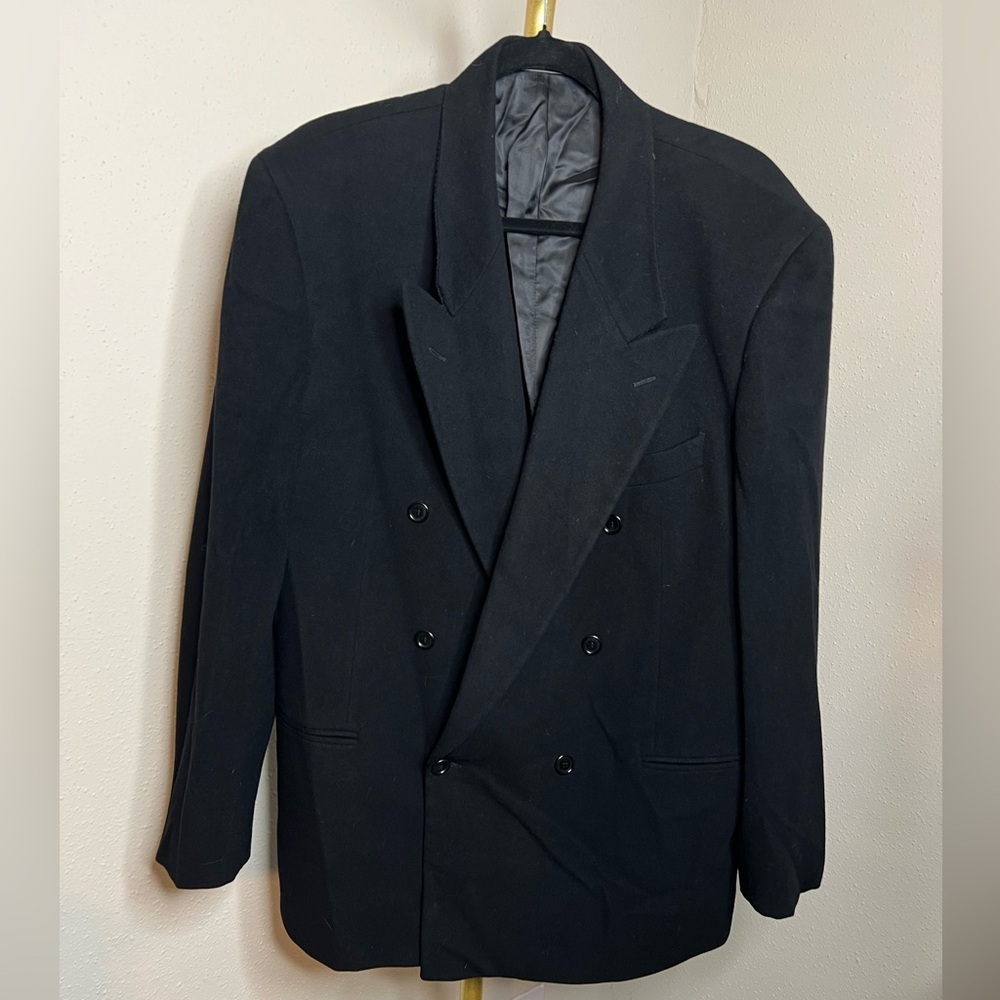 Vintage Men’s Valentino Cashmere Coat - Picture 1 of 7